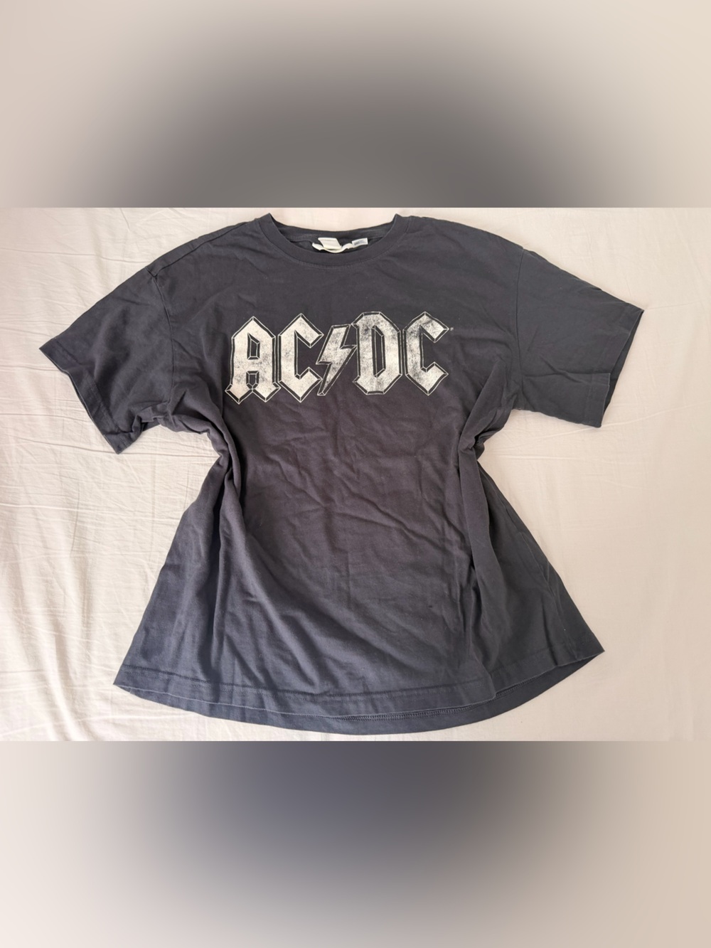 AC/DC Black Oversized Tee